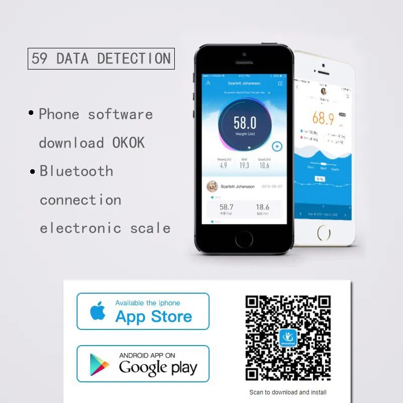 Smart Wireless Digital Weight Scale